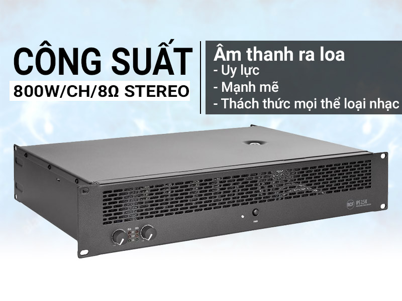 Cục đẩy c&ocirc;ng suất RCF IPS 2.5K