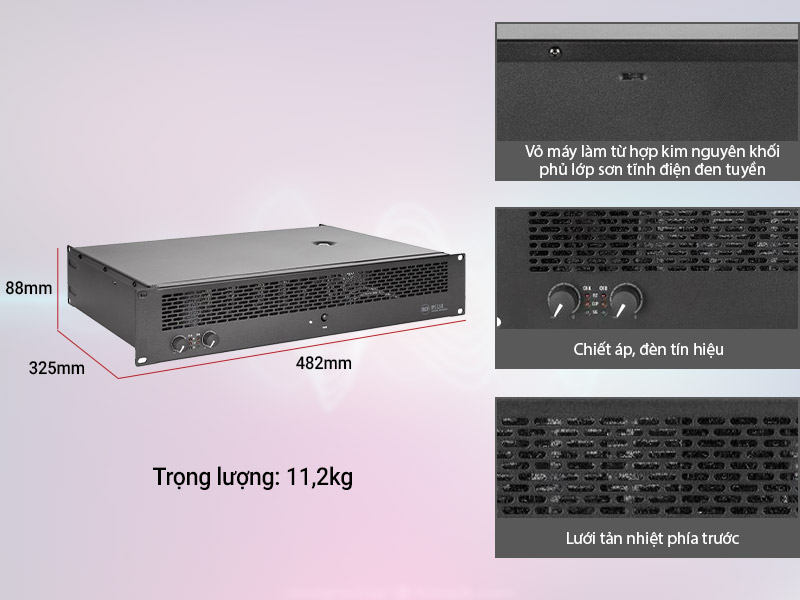 Cục đẩy c&ocirc;ng suất RCF IPS 2.5K
