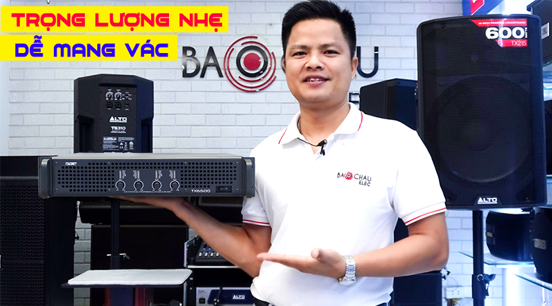 Cục đẩy c&ocirc;ng suất SAE TX650Q trọng lượng nhẹ
