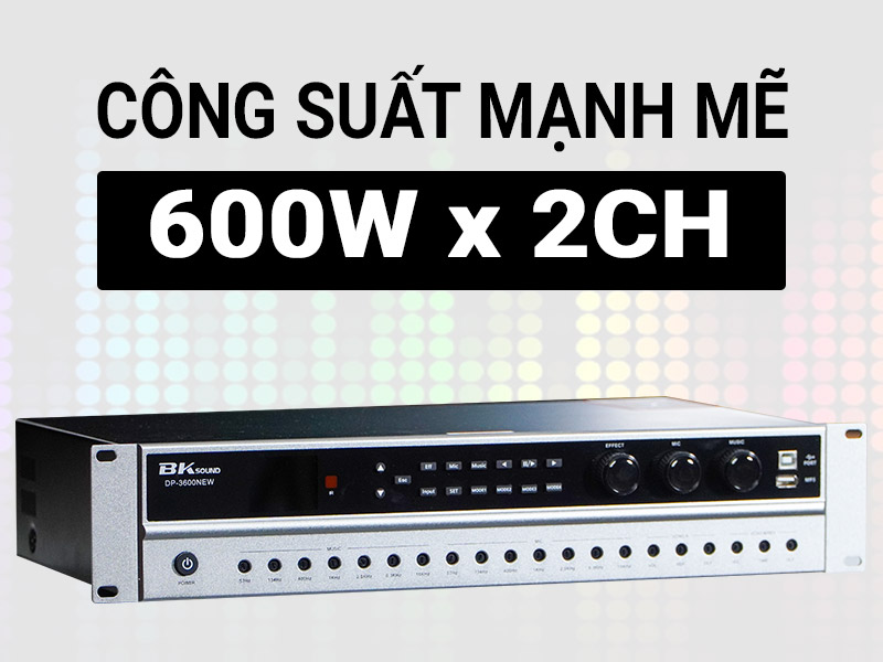 Cục đẩy liền vang BKSound DP3600 New