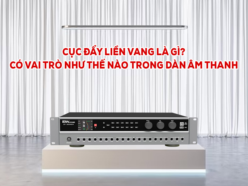 Cục đẩy liền vang l&agrave; g&igrave;? C&oacute; vai tr&ograve; như thế n&agrave;o trong d&agrave;n &acirc;m thanh