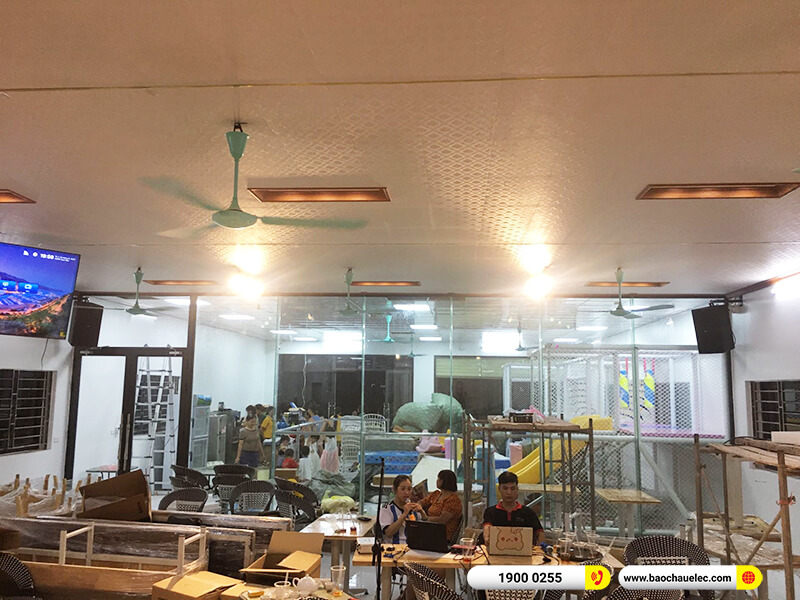 Lắp đặt dàn âm thanh quán cafe 92tr cho anh Tư ở Bắc Giang (DP6120 Max, AT2000 II, Actpro QD4.13, VM 640A, X5 Plus,...)
