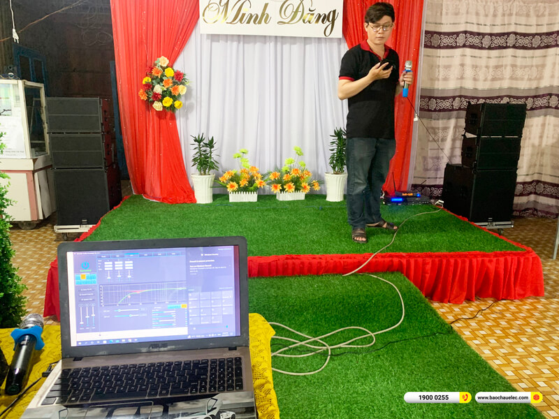 Lắp đặt dàn Line Array Temeisheng hơn 55tr cho quán coffee Minh Đăng ở Bến Tre (Temeisheng LT-15, BIK BJ-U100)