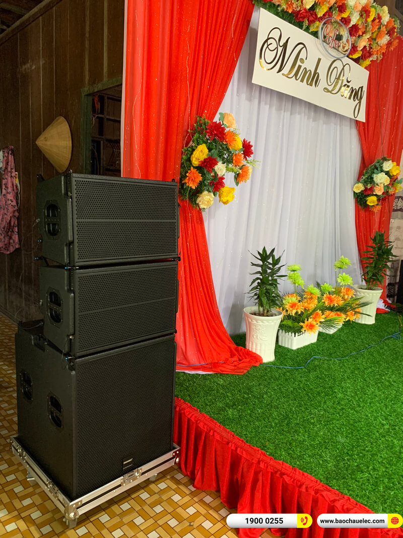 Lắp đặt dàn Line Array Temeisheng hơn 55tr cho quán coffee Minh Đăng ở Bến Tre (Temeisheng LT-15, BIK BJ-U100)