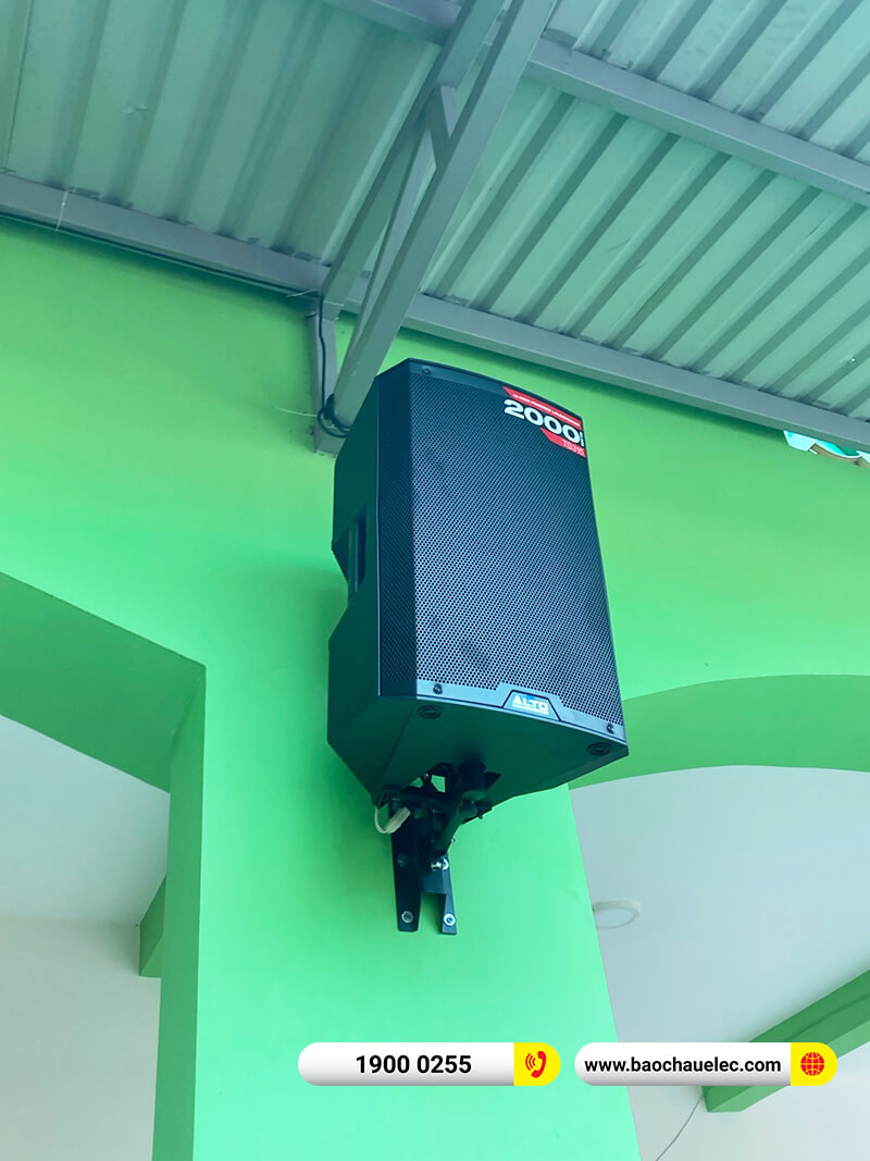 Lắp đặt dàn âm thanh trị giá hơn 50 triệu cho trường mầm non của chị Sương tại TPHCM (Alto TS315, BPR-5600, BBS W500, BIK PRO 8X)