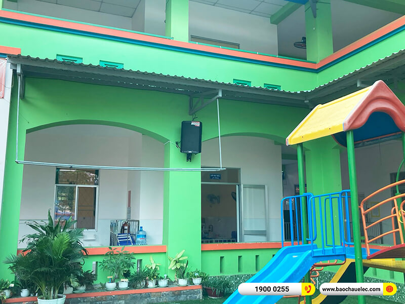 Lắp đặt dàn âm thanh trị giá hơn 50 triệu cho trường mầm non của chị Sương tại TPHCM (Alto TS315, BPR-5600, BBS W500, BIK PRO 8X)