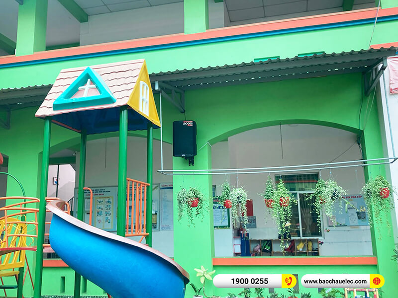 Lắp đặt dàn âm thanh trị giá hơn 50 triệu cho trường mầm non của chị Sương tại TPHCM (Alto TS315, BPR-5600, BBS W500, BIK PRO 8X)