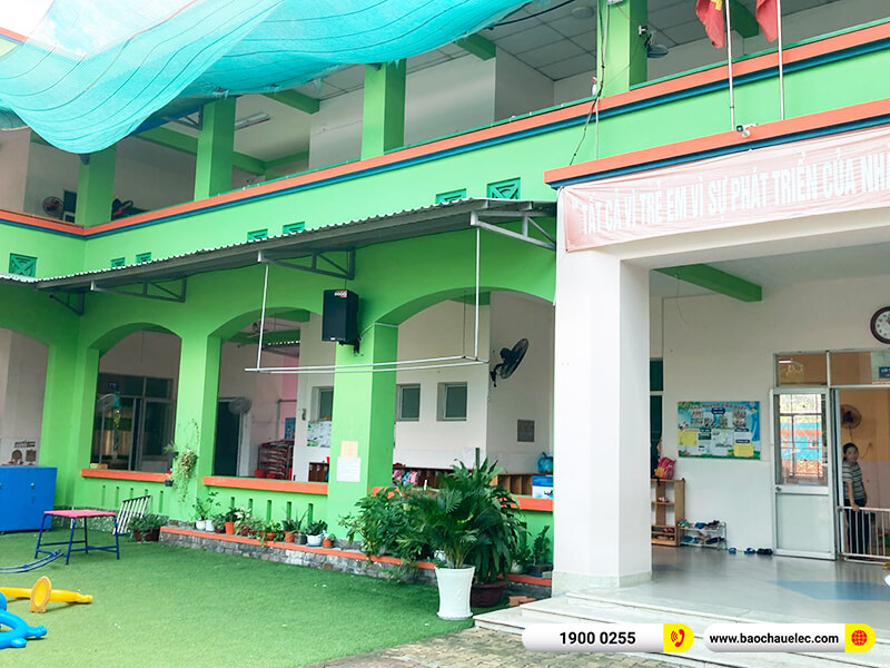 Lắp đặt dàn âm thanh trị giá hơn 50 triệu cho trường mầm non của chị Sương tại TPHCM (Alto TS315, BPR-5600, BBS W500, BIK PRO 8X)