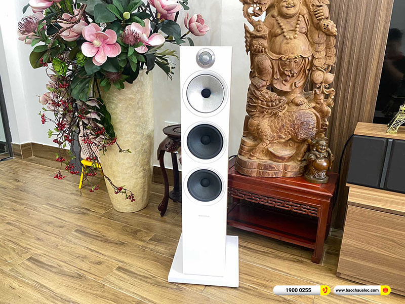 Lắp đặt dàn nghe nhạc, karaoke B&W hơn 46tr cho chị Trang ở Hải Phòng (B&W 603 S2, BKsound DP-4500)