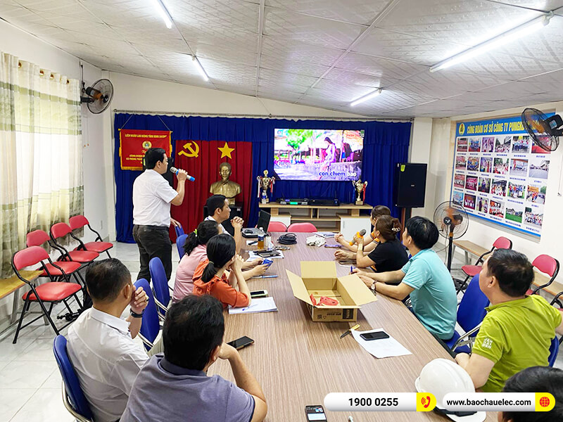 Lắp đặt dàn âm thanh hội trường trị giá gần 60 triệu cho Công ty Pungkook Saigon 2 tại Bình Dương (Domus DP 6150, VM 830A, BPR-8500...)