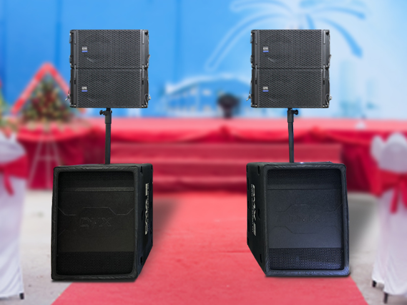 D&agrave;n &Acirc;m thanh Line array Active (Liền c&ocirc;ng suất) DMX 06
