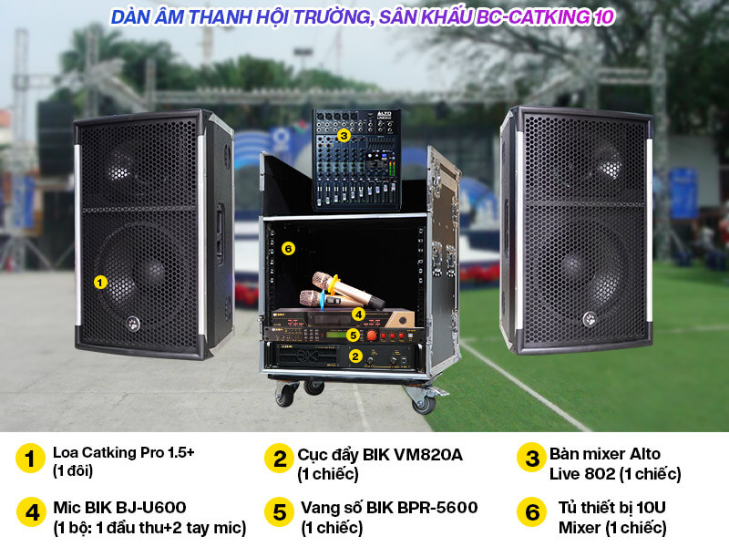 Dàn âm thanh hội trường, sân khấu BC-CatKing 10