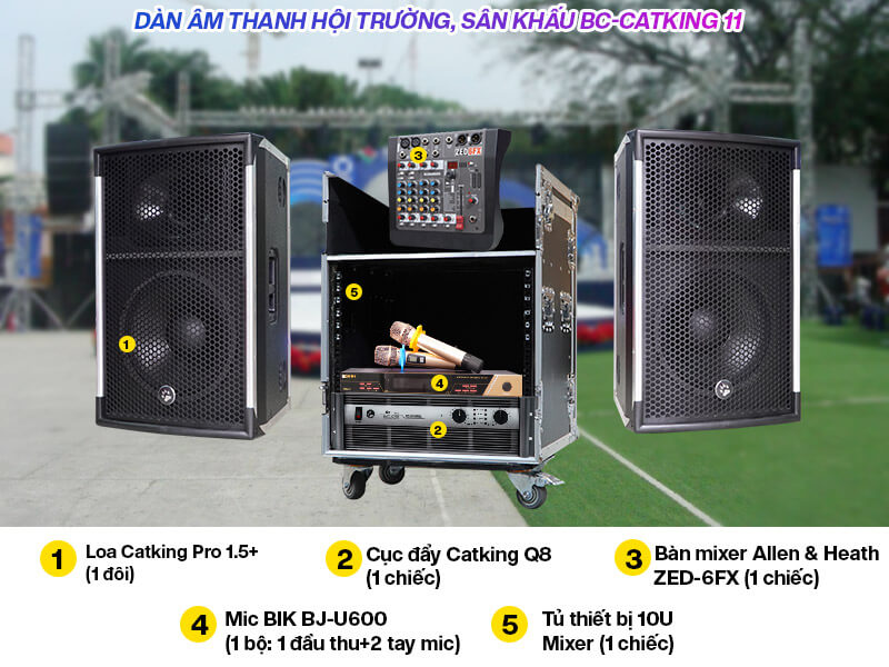 Dàn âm thanh hội trường, sân khấu BC-CatKing 11