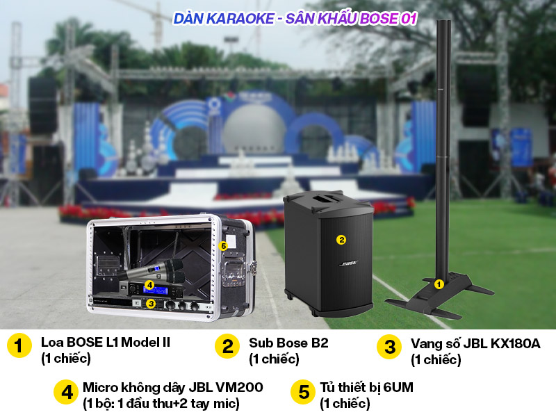 dàn âm thanh sân khấu-karaoke