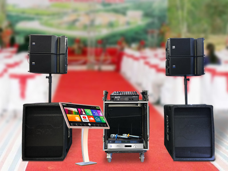 Dàn âm thanh Line Array Actine (Liền công suất) DMX 04 