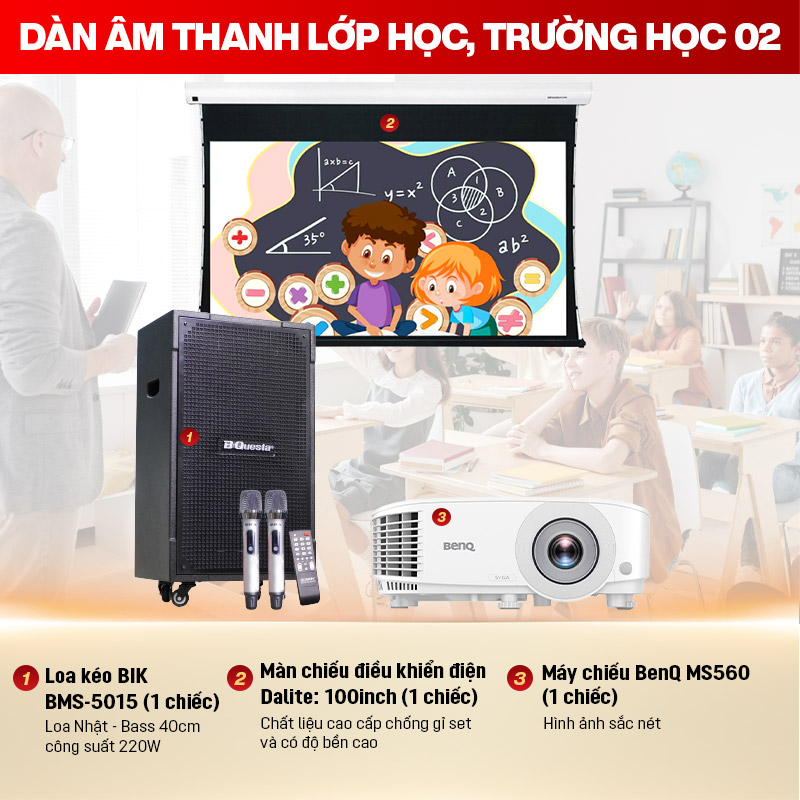 D&agrave;n &acirc;m thanh lớp học, trường học 02