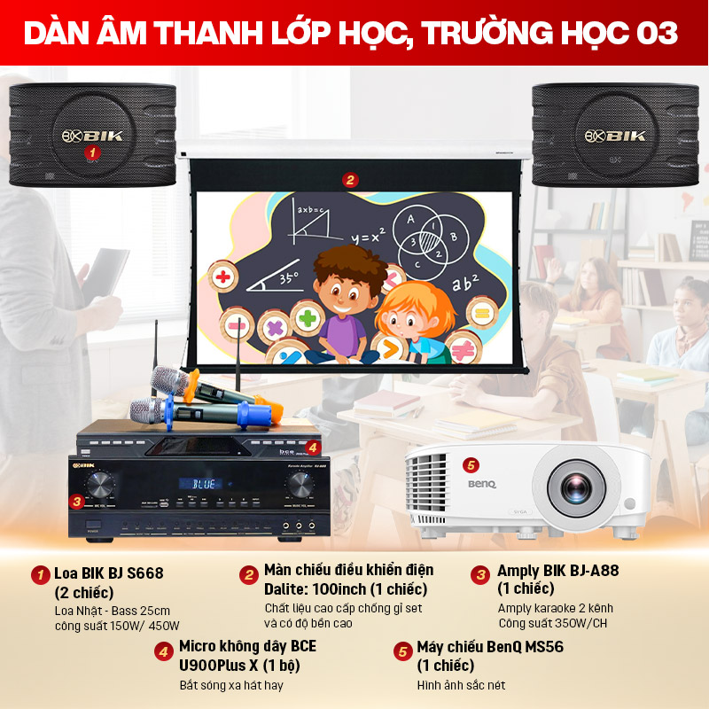 D&agrave;n &acirc;m thanh lớp học, trường học 02