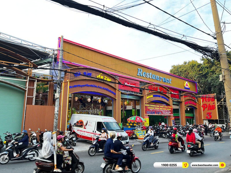 Lắp đặt 7 phòng karaoke gần 266tr cho nhà hàng ẩm thực Hòa Phú ở TPHCM (RCF X-MAX 12, X-MAX 10, VM 630A, CA-J602, BPR-5600...)