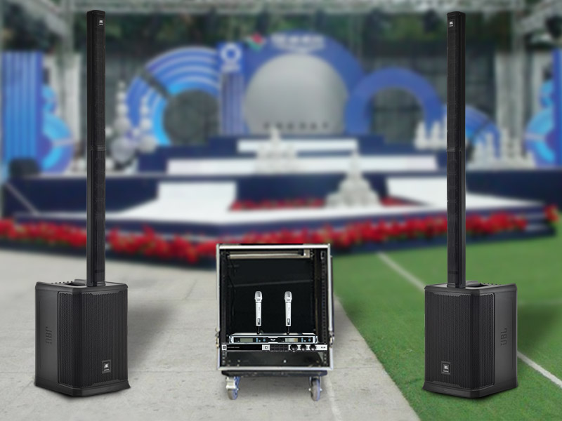 D&agrave;n karaoke &ndash; s&acirc;n khấu JBL 01