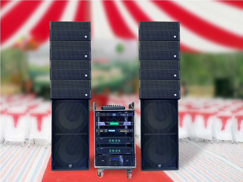 Dàn loa line array cho sự kiện sân khấu, đám cưới giá rẻ