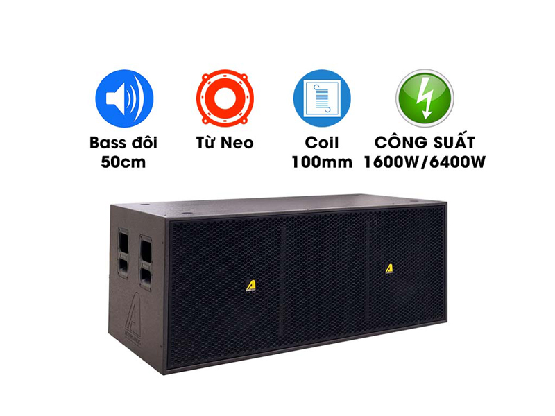 Loa Sub hơi Array bass đôi 50cm ACTPRO KR28