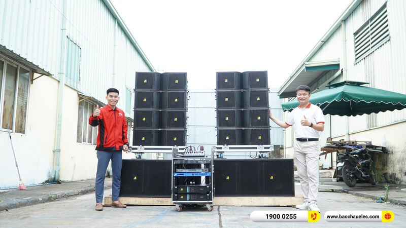 D&agrave;n Loa Array c&oacute; sử dụng Loa Line Array Bass Đ&ocirc;i 25cm Actpro KR210