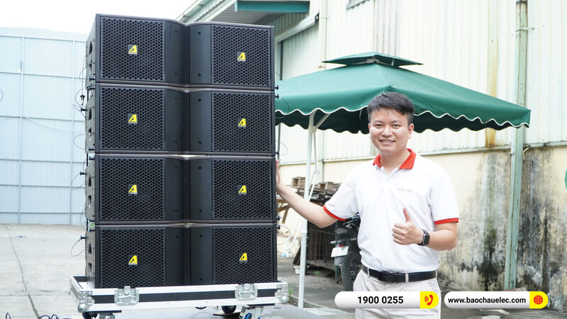 D&agrave;n Loa Array c&oacute; sử dụng Loa Line Array Bass Đ&ocirc;i 25cm Actpro KR210