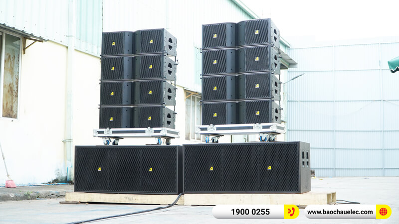 D&agrave;n Loa Array c&oacute; sử dụng Loa Line Array Bass Đ&ocirc;i 25cm Actpro KR210