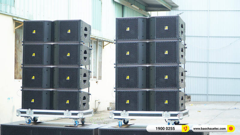 D&agrave;n Loa Array c&oacute; sử dụng Loa Line Array Bass Đ&ocirc;i 25cm Actpro KR210