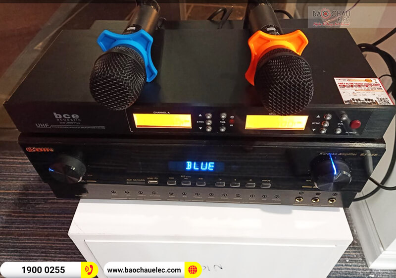 Lắp đặt hệ thống âm thanh phòng họp cho anh Chiến ở Hà Nội (BIK BJ S886, BIK BJ-A88, BCE U900 PLUS)