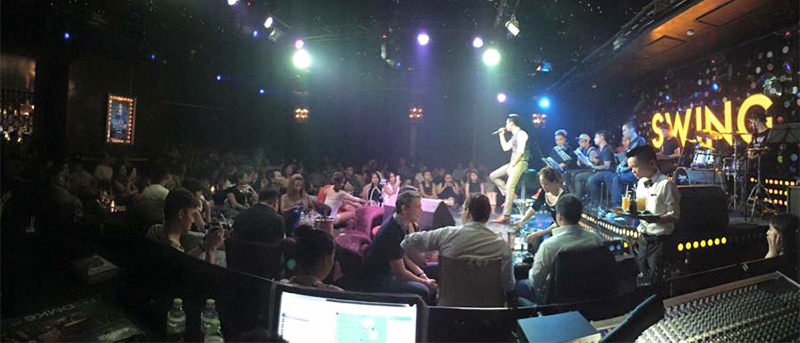 Dàn âm thanh quán cafe phòng trà Swing Lounge Hà nội gồm những thiết bị gì?
