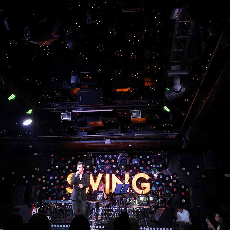 Dàn âm thanh quán cafe phòng trà Swing Lounge Hà nội gồm những thiết bị gì?