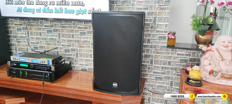 Lắp đặt dàn karaoke RCF hơn 51tr cho anh An ở TPHCM (RCF EMAX 3112 MK2, BIK CA-J602, BKSound KP500, BKSound SW612)