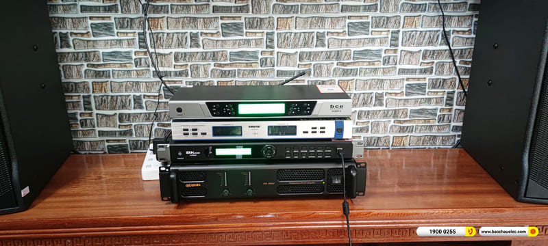 Lắp đặt dàn karaoke RCF hơn 51tr cho anh An ở TPHCM (RCF EMAX 3112 MK2, BIK CA-J602, BKSound KP500, BKSound SW612)
