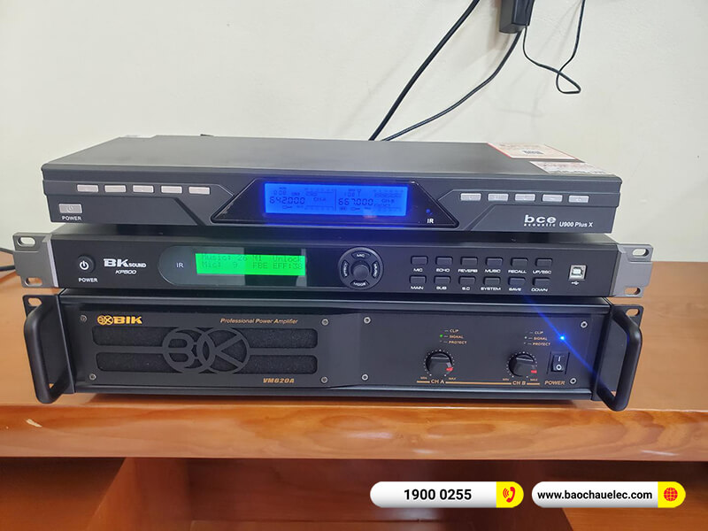 Lắp đặt dàn karaoke JBL 44tr cho anh Bài tại Hà Nội (JBL XS10, VM 620A, BKSound KP500, BJ-W25AV, BCE U900 Plus X)