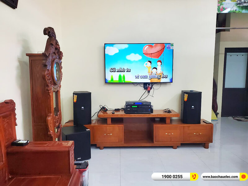 Lắp đặt dàn karaoke JBL 44tr cho anh Bài tại Hà Nội (JBL XS10, VM 620A, BKSound KP500, BJ-W25AV, BCE U900 Plus X)
