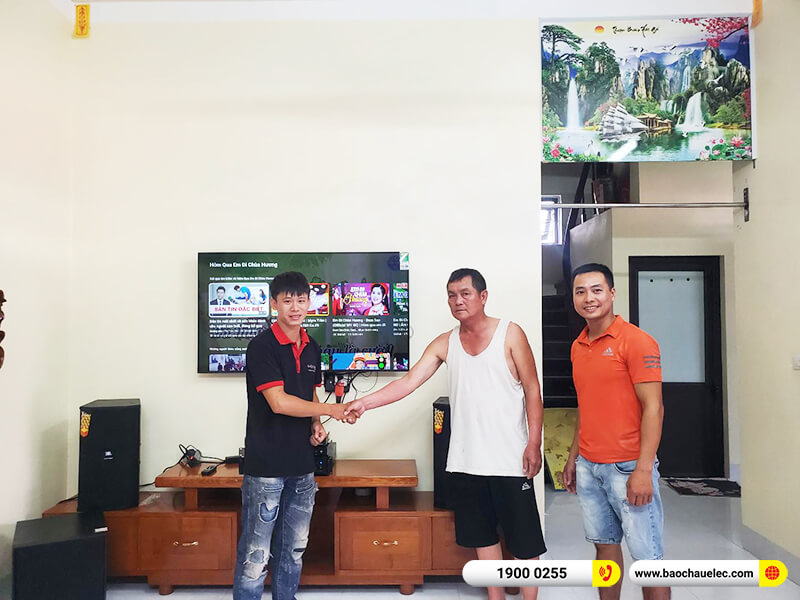 Lắp đặt dàn karaoke JBL 44tr cho anh Bài tại Hà Nội (JBL XS10, VM 620A, BKSound KP500, BJ-W25AV, BCE U900 Plus X)