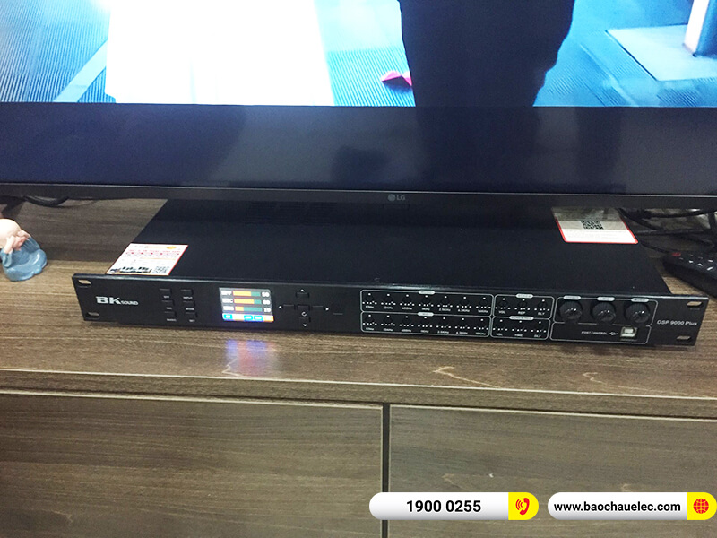 Lắp đặt dàn karaoke trị giá hơn 20 triệu đồng cho anh Cẩm ở TPHCM (JBL RM210, BKSound DSP 9000 Plus, BIK BJ-U100)
