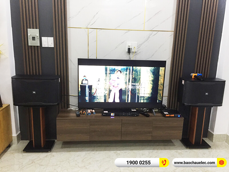 Lắp đặt dàn karaoke trị giá hơn 20 triệu đồng cho anh Cẩm ở TPHCM (JBL RM210, BKSound DSP 9000 Plus, BIK BJ-U100)