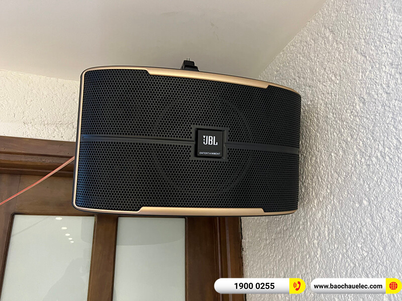 Lắp đặt dàn karaoke JBL 90tr cho anh Chiến ở Hà Nội (JBL Pasion 10, Crown T5, K9900II Luxury, BKSound M8...)