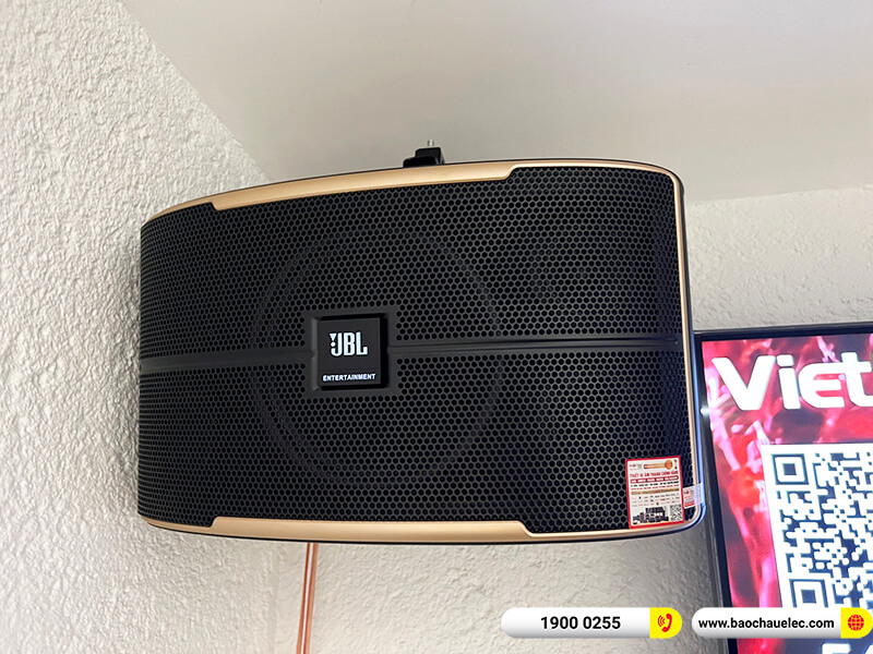 Lắp đặt dàn karaoke JBL 90tr cho anh Chiến ở Hà Nội (JBL Pasion 10, Crown T5, K9900II Luxury, BKSound M8...)