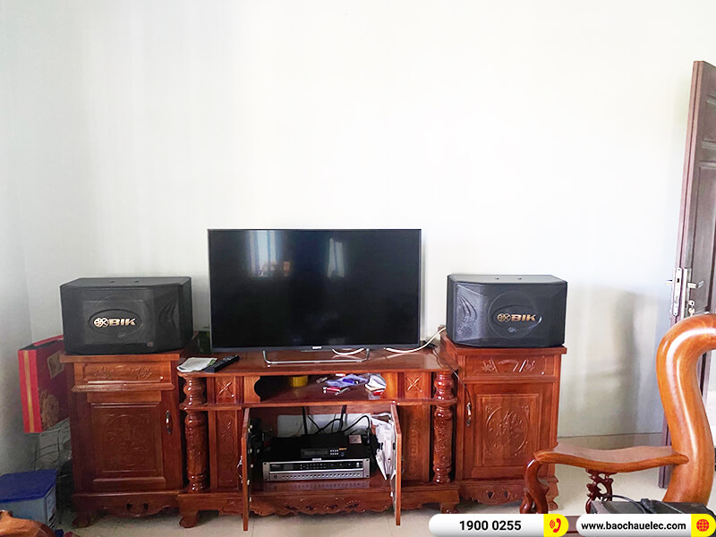 Lắp đặt dàn karaoke trị giá hơn 15 triệu cho anh Chiến tại Hải Phòng (BIK BQ-S63, BKSound DP-3600 New, BIK BJ-U100)