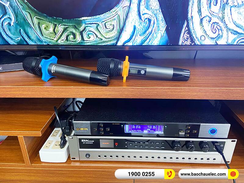 Lắp đặt dàn karaoke trị giá gần 30tr cho anh Công ở Hải Phòng (JBL CV1852T, DP3600 New, A100P, BIK BJ-U500)