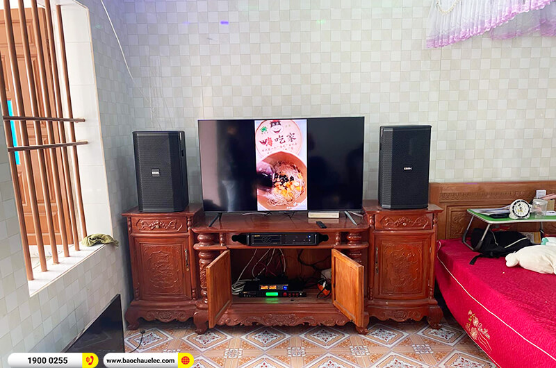 Lắp đặt bộ dàn karaoke trị giá gần 30 triệu cho anh Cương ở Thái Bình (BIK BSP 410II, BIK VM 420A, BPR-5600, BJ U100)