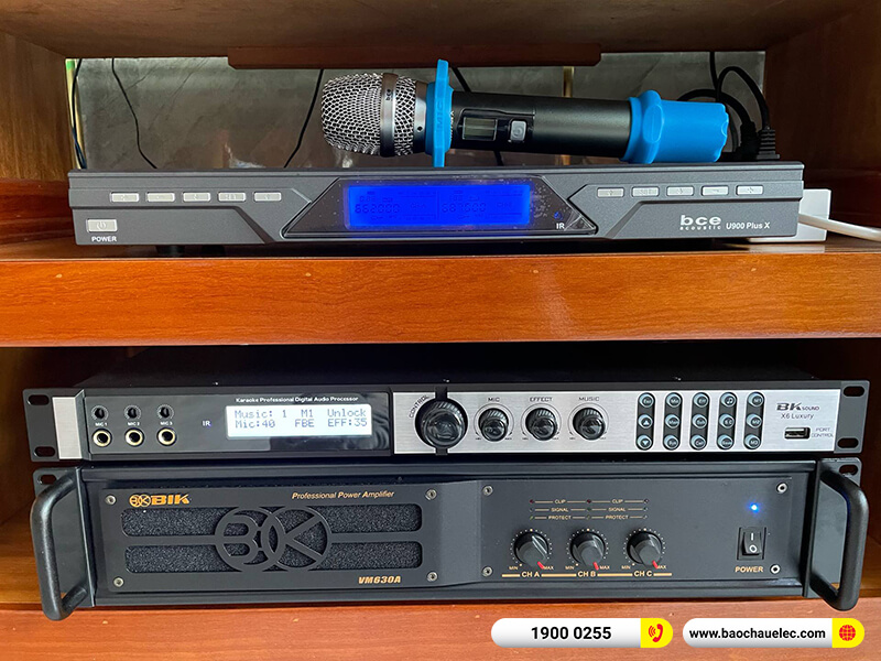 Lắp đặt dàn karaoke trị giá hơn 40 triệu cho anh Điện tại Đồng Nai (Denon DP-R312, VM 630A, BKSound X6 Luxury, U900 Plus X)
