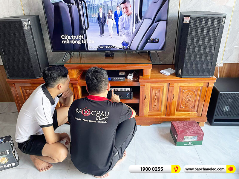 Lắp đặt dàn karaoke trị giá hơn 40 triệu cho anh Điện tại Đồng Nai (Denon DP-R312, VM 630A, BKSound X6 Luxury, U900 Plus X)