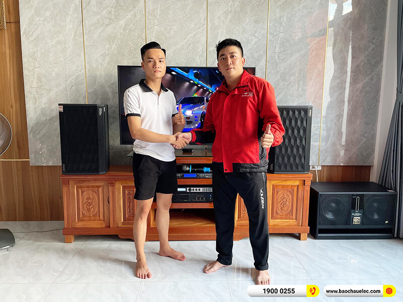 Lắp đặt dàn karaoke trị giá hơn 40 triệu cho anh Điện tại Đồng Nai (Denon DP-R312, VM 630A, BKSound X6 Luxury, U900 Plus X)