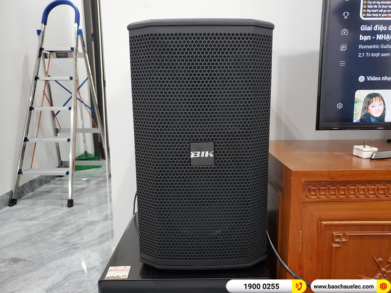 Lắp đặt dàn karaoke BIK 27tr cho anh Đông ở Hà Nội (BIK BSP 410II, BKSound DKA 6500, BKSound SW512)
