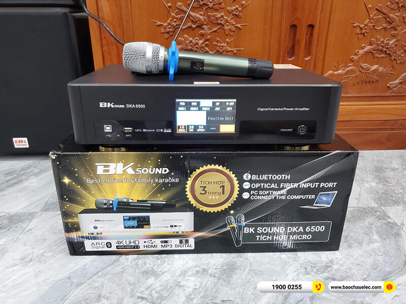 Lắp đặt dàn karaoke BIK 27tr cho anh Đông ở Hà Nội (BIK BSP 410II, BKSound DKA 6500, BKSound SW512)