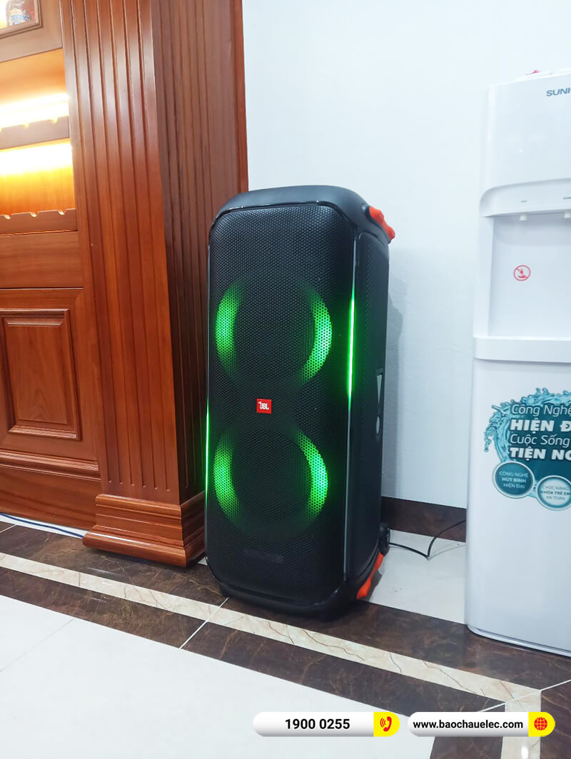 Lắp đặt dàn karaoke JBL 33tr cho anh Dũng ở Hà Nội (JBL PartyBox 710, JBL KX180A, JBL VM300)